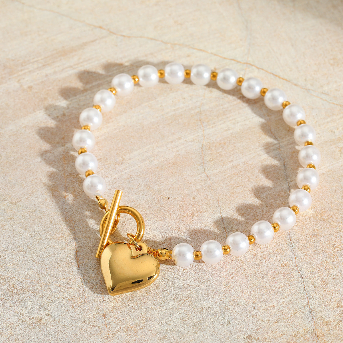 Elegant heart shape pendant set