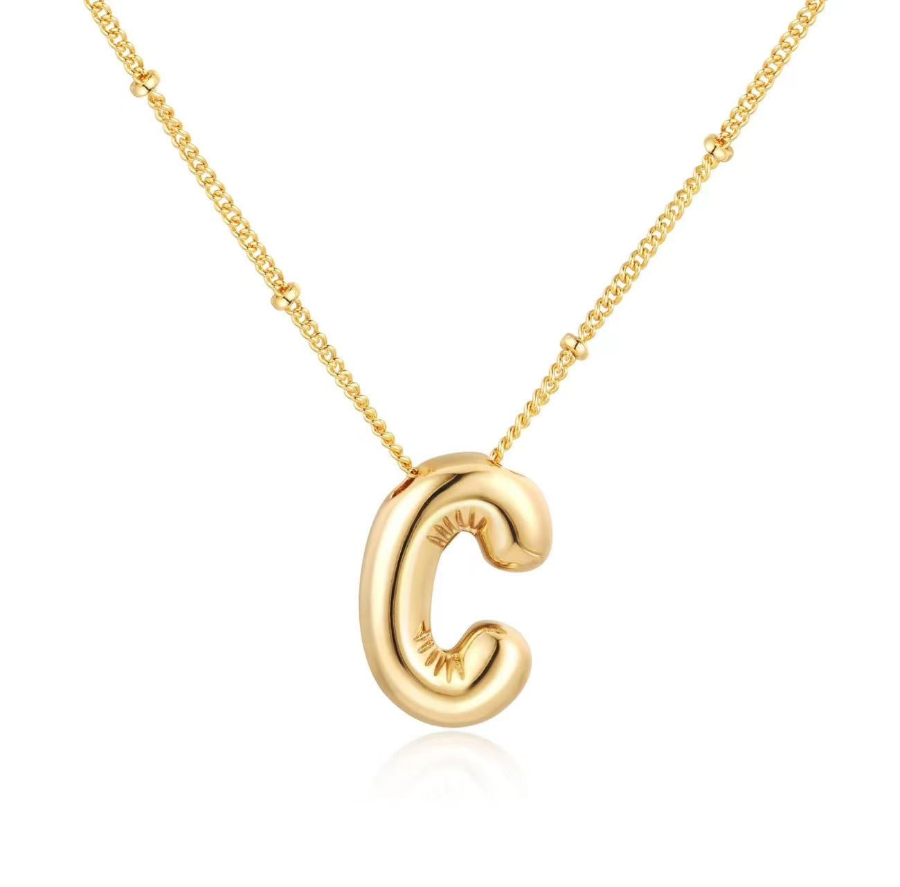 Alphabet necklace pendant