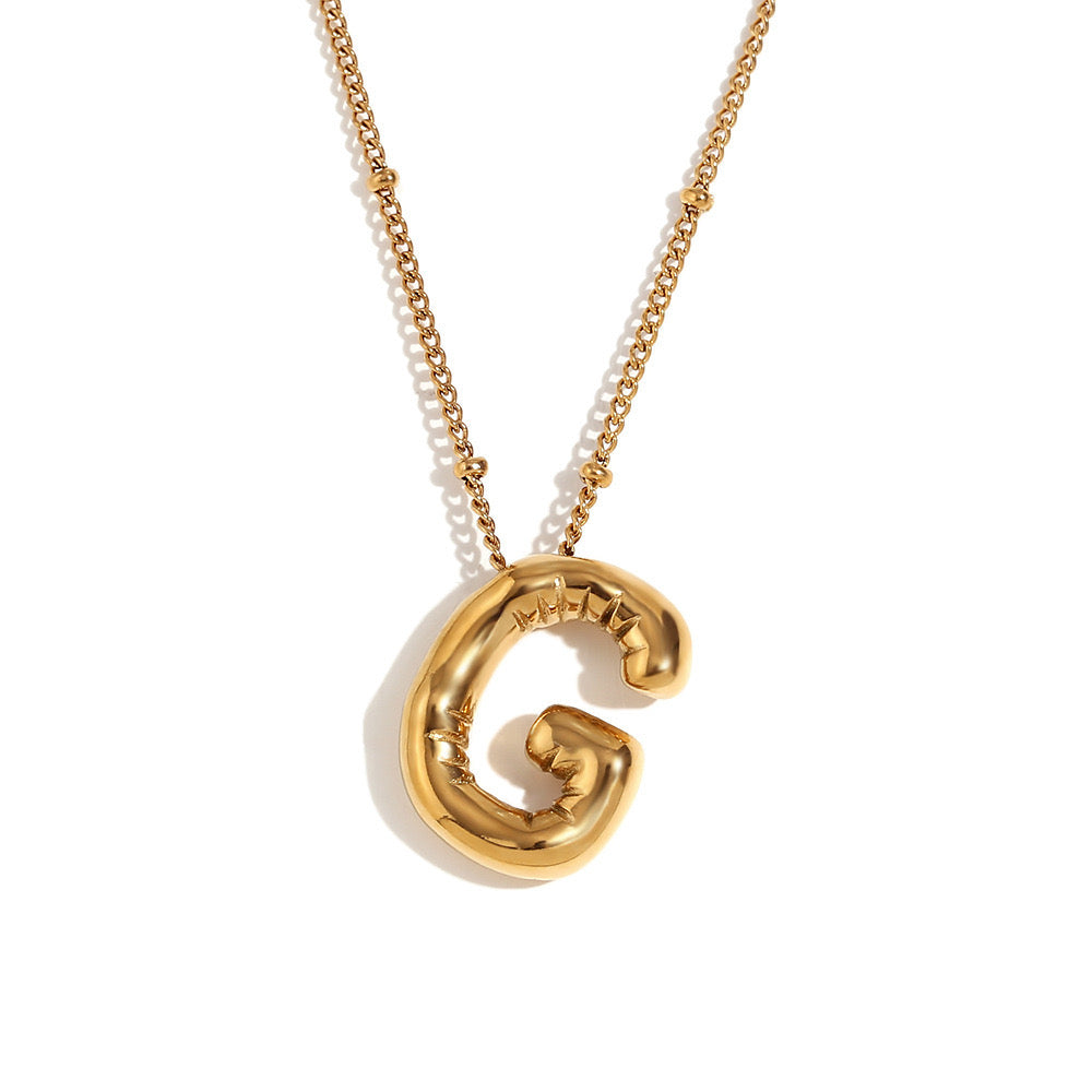 Alphabet necklace pendant