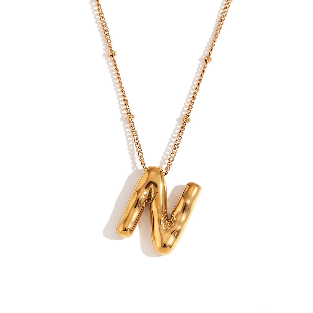 Alphabet necklace pendant