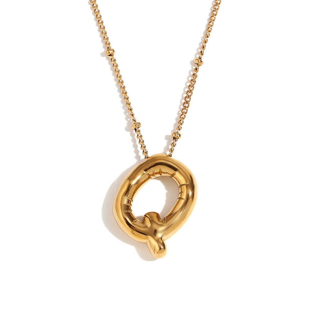 Alphabet necklace pendant