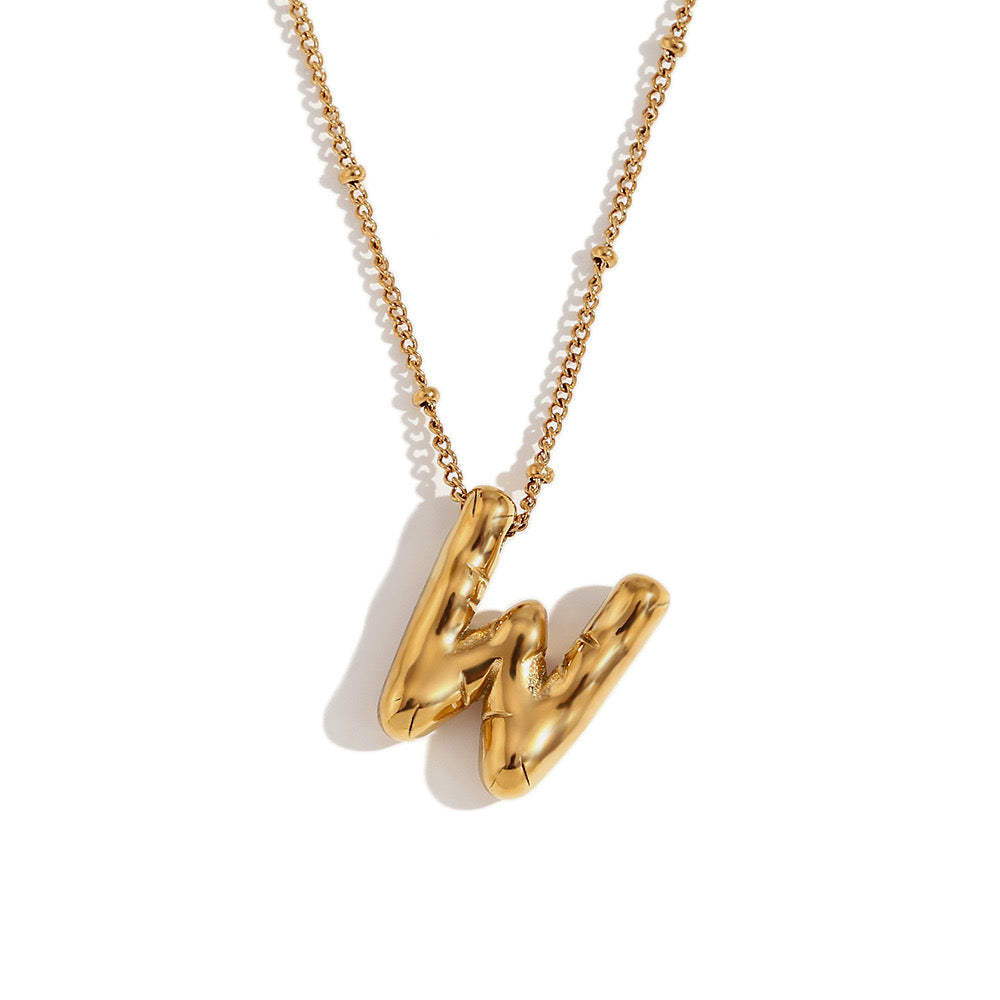 Alphabet necklace pendant