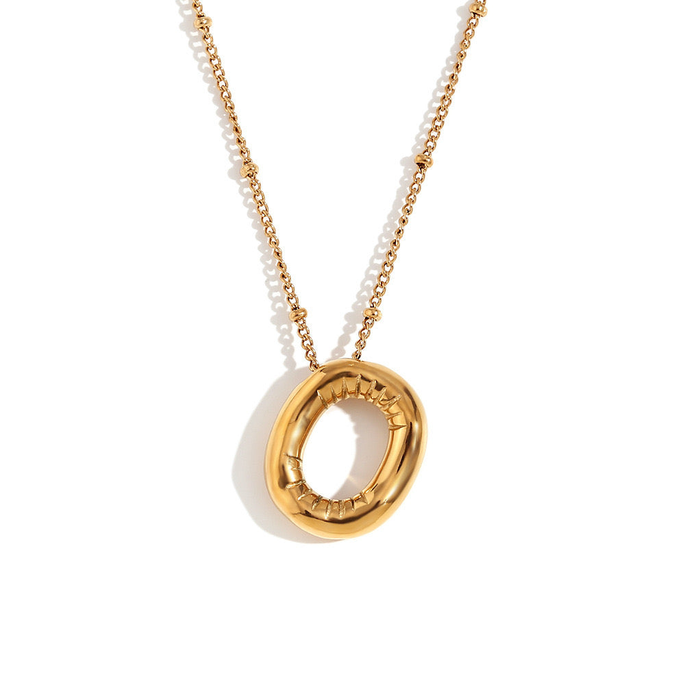 Alphabet necklace pendant