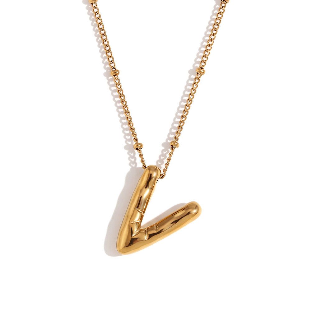 Alphabet necklace pendant