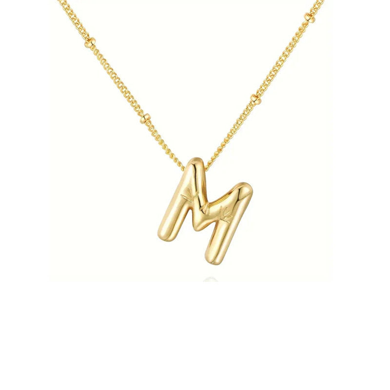 Alphabet necklace pendant